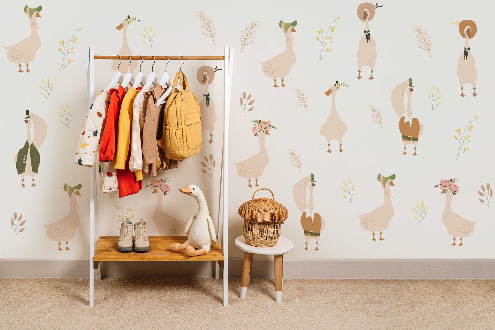 Goose Nursery Wall Decals | Geese Wall Stickers - Clickwalls