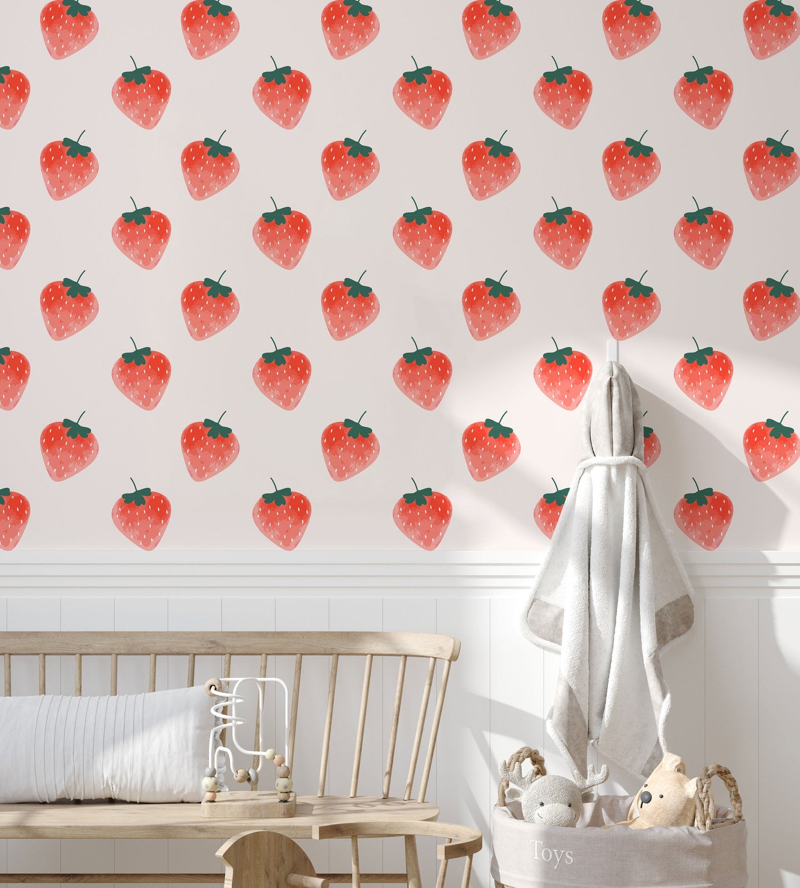 Strawberries Decal | Wall Decal Set for Kids Decor | Charming Set of Wall Stickers - Clickwalls