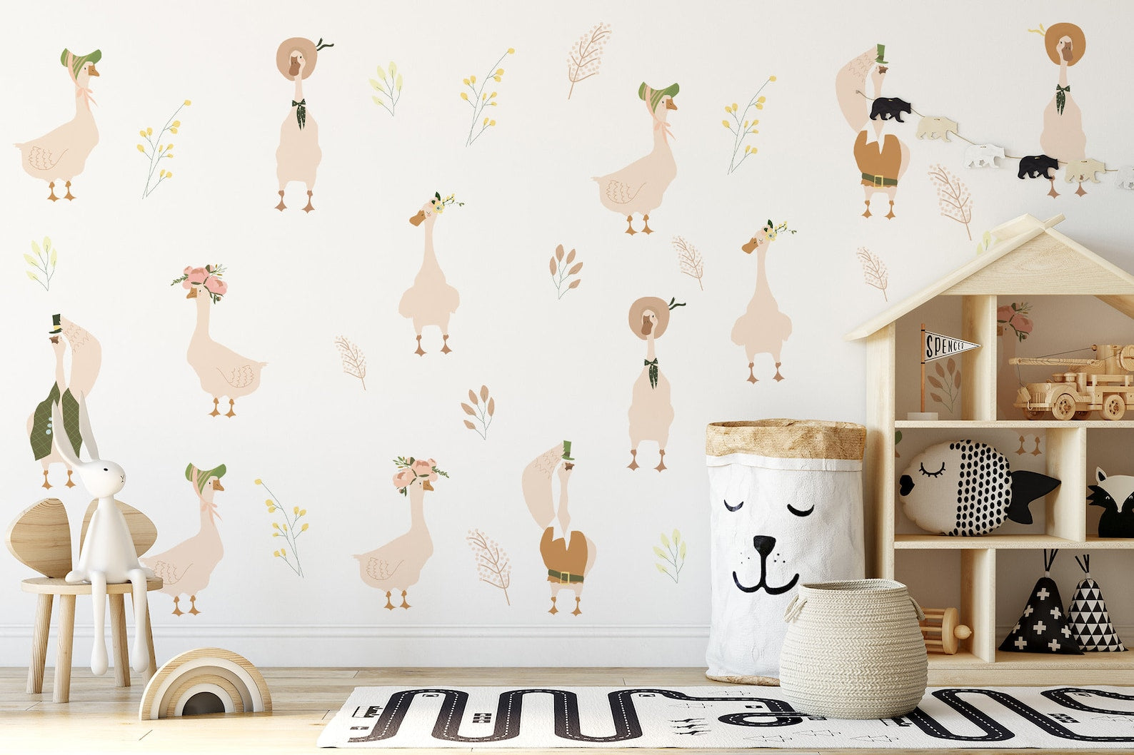 Goose Nursery Wall Decals | Geese Wall Stickers - Clickwalls