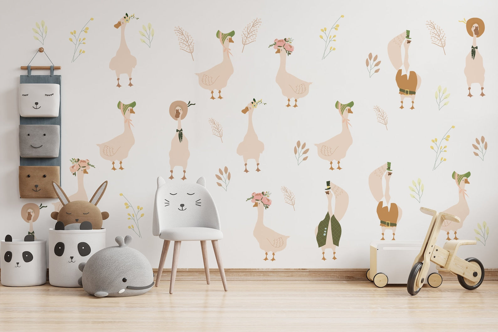 Goose Nursery Wall Decals | Geese Wall Stickers - Clickwalls