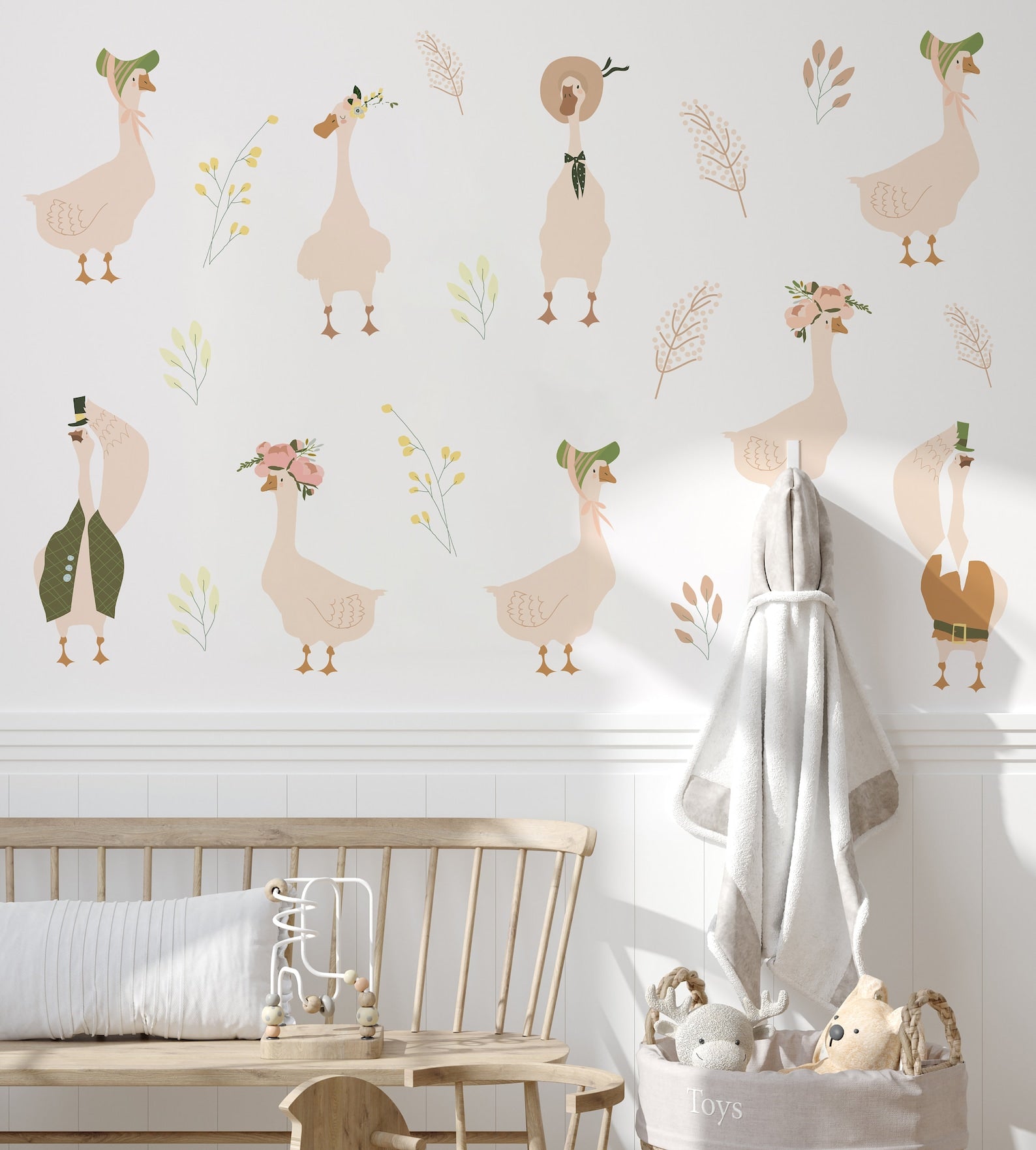 Goose Nursery Wall Decals | Geese Wall Stickers - Clickwalls