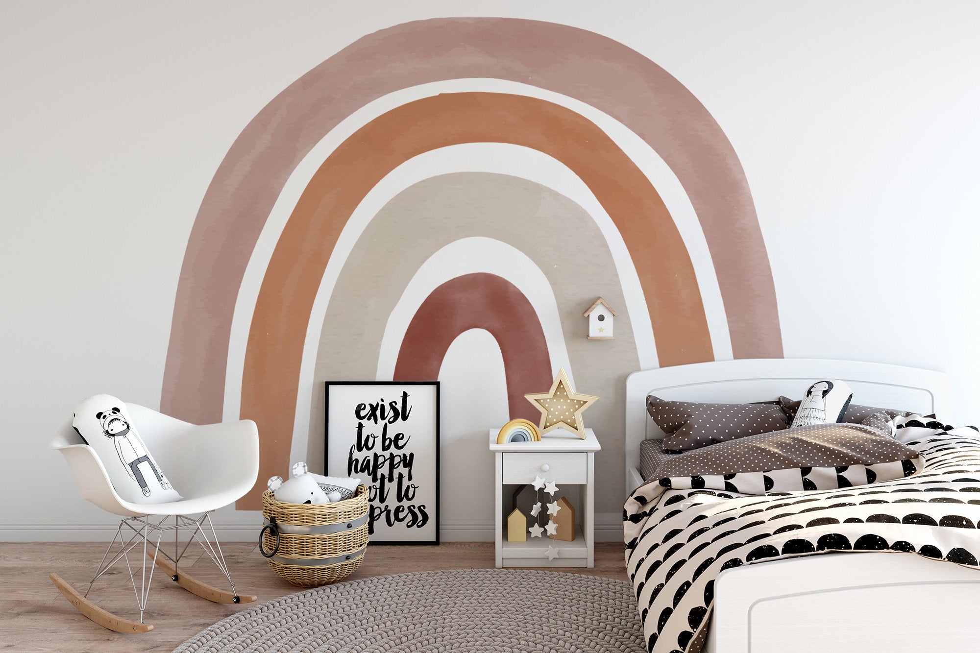 Watercolour Rainbow Decal - Clickwalls