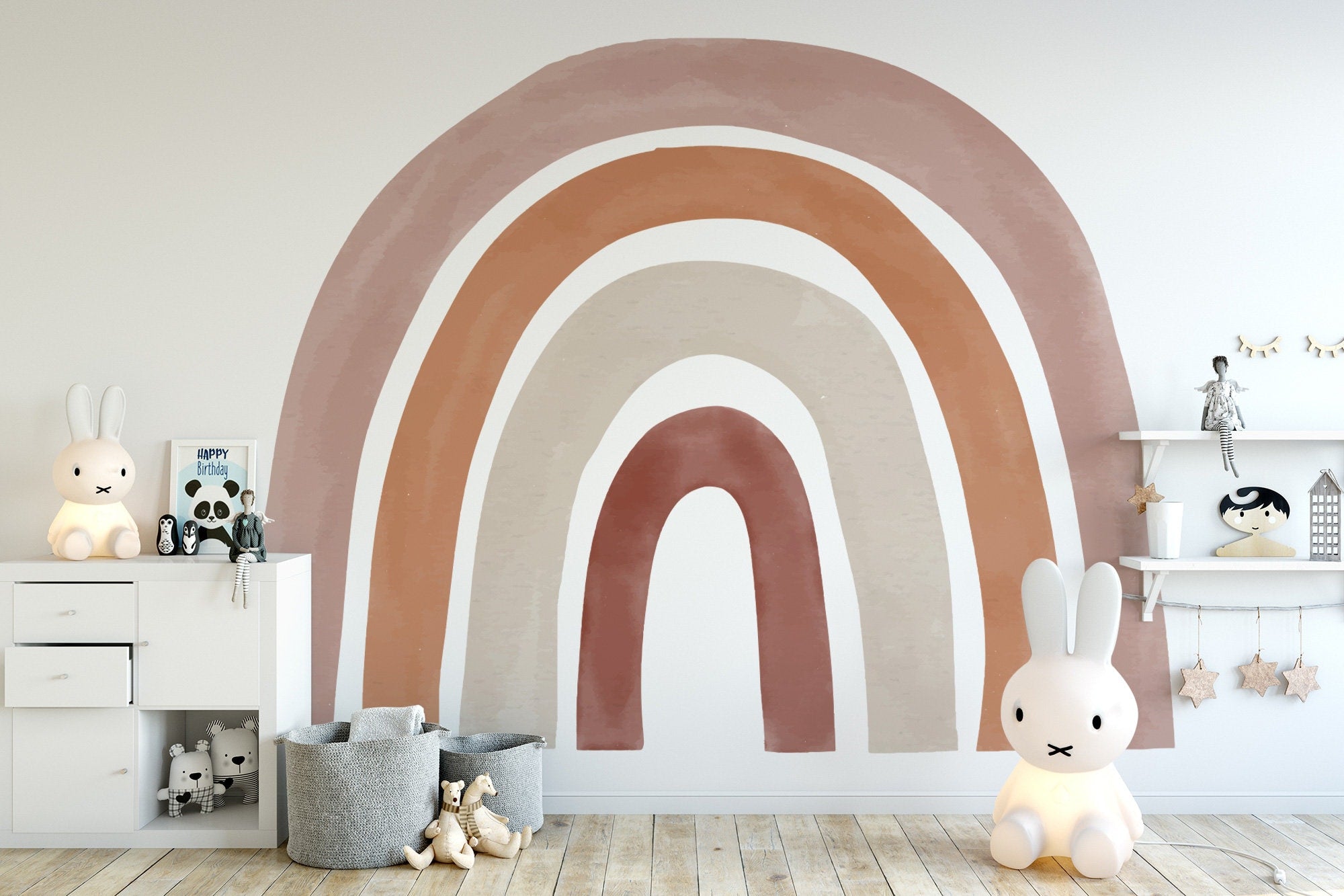 Watercolour Rainbow Decal - Clickwalls