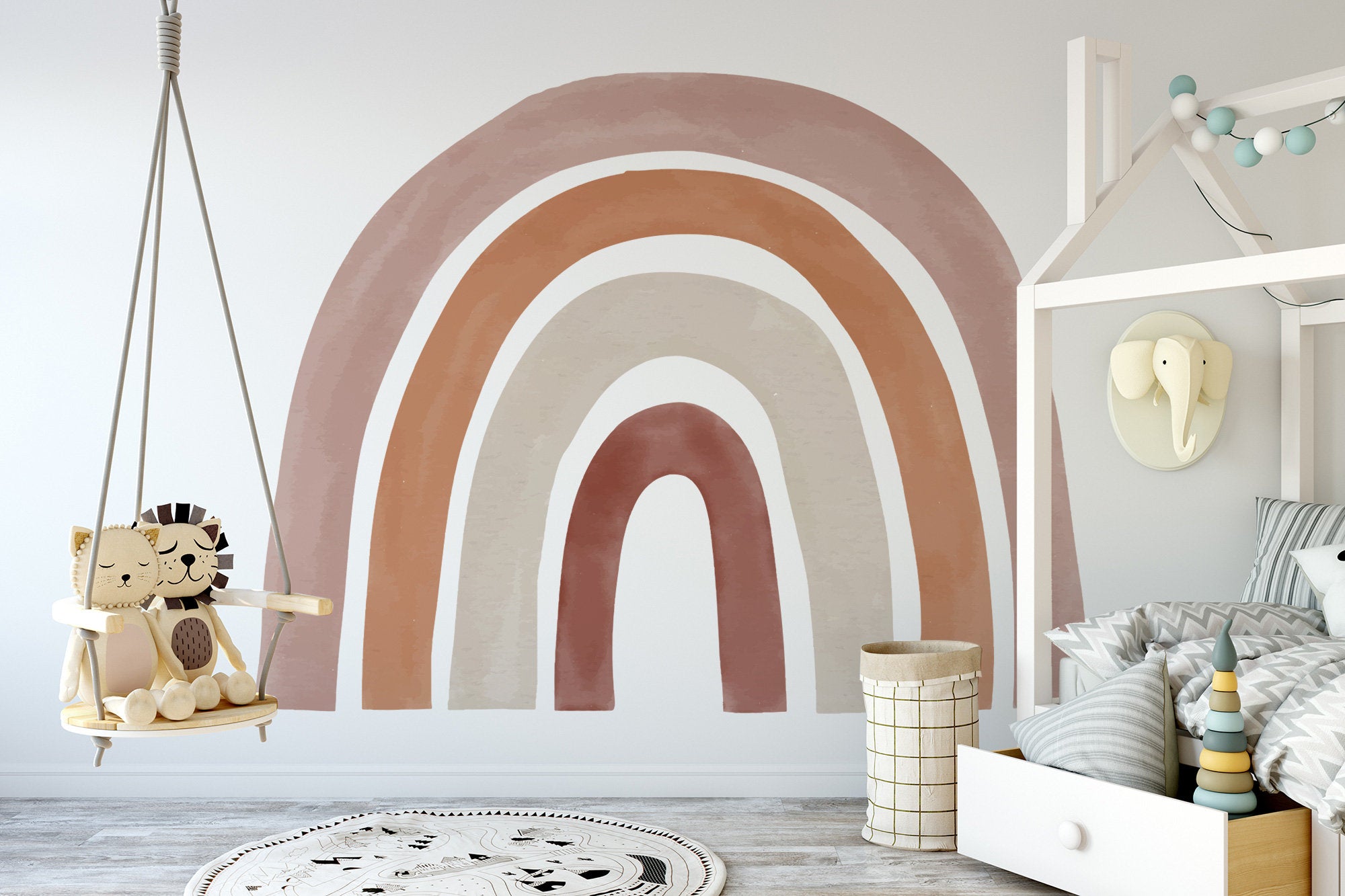 Watercolour Rainbow Decal - Clickwalls