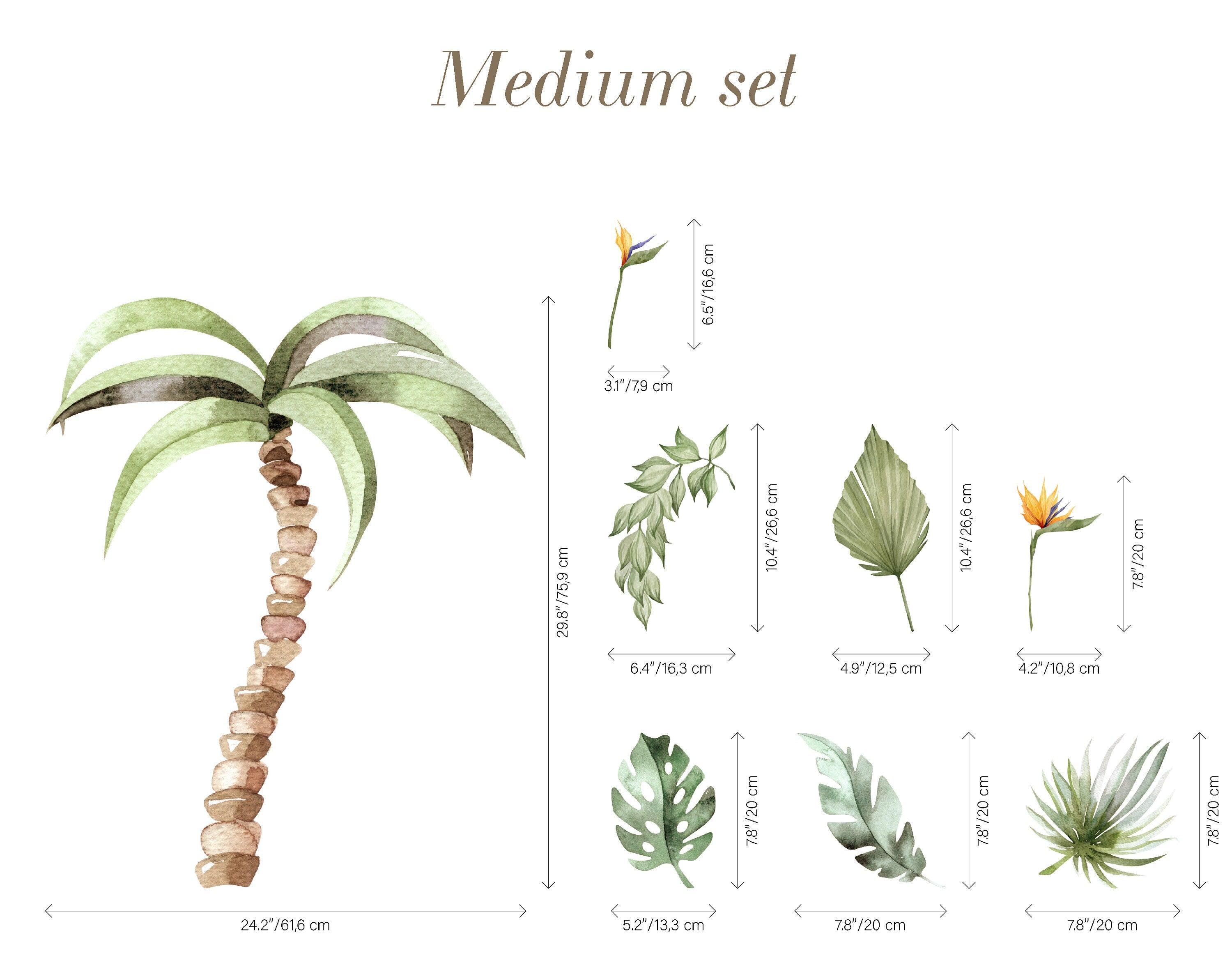 Jungle Animal Wall Stickers: Repositionable Nursery Decals for Your Little One's Room - Clickwalls