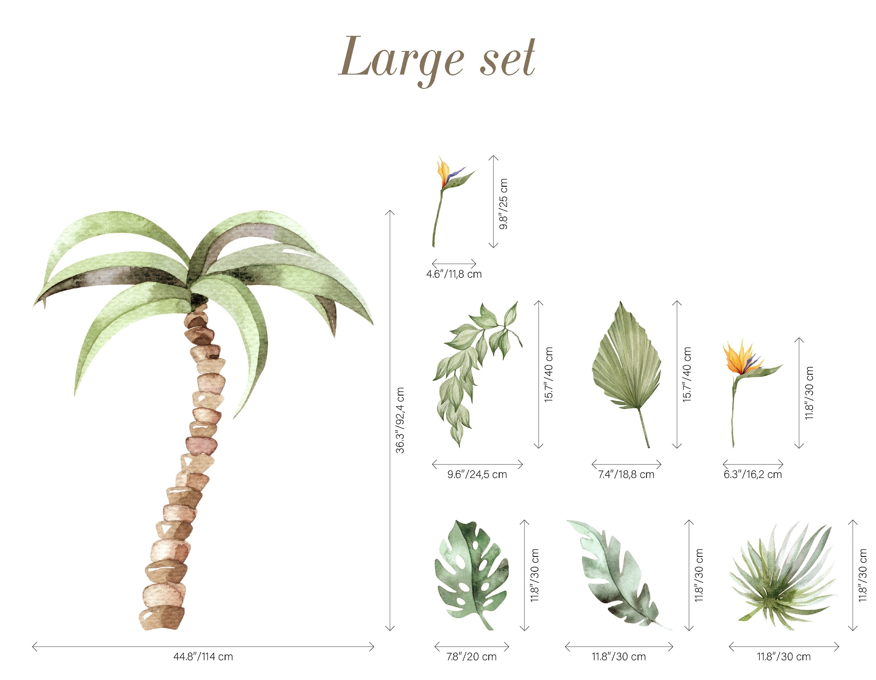 Jungle Animal Wall Stickers: Repositionable Nursery Decals for Your Little One's Room - Clickwalls