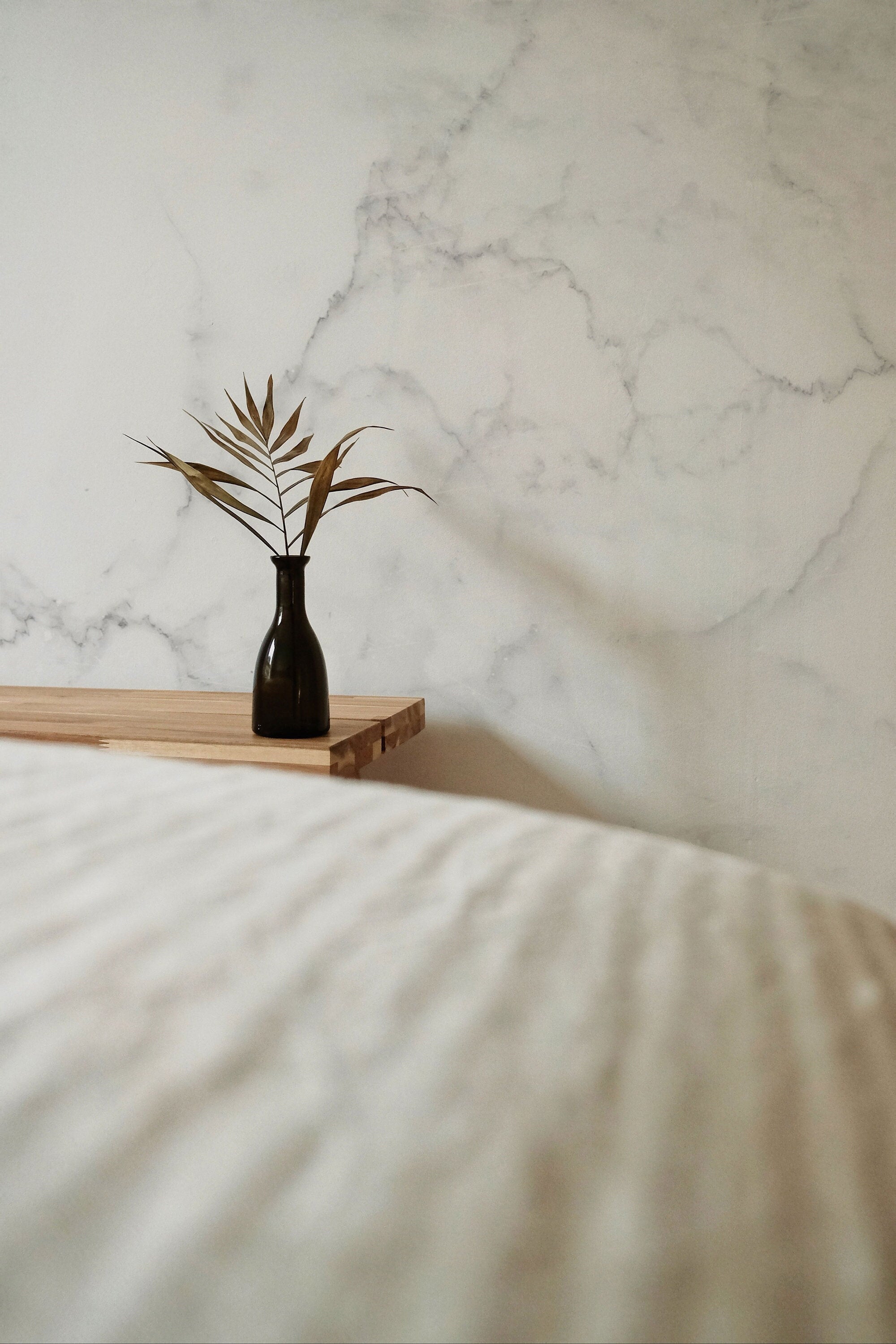 White Marble Removable Wallpaper | Stone Texture Wall Mural – Peel and Stick Wallpaper | Self Adhesive Marble Pattern Mural | Wall murals - Clickwalls