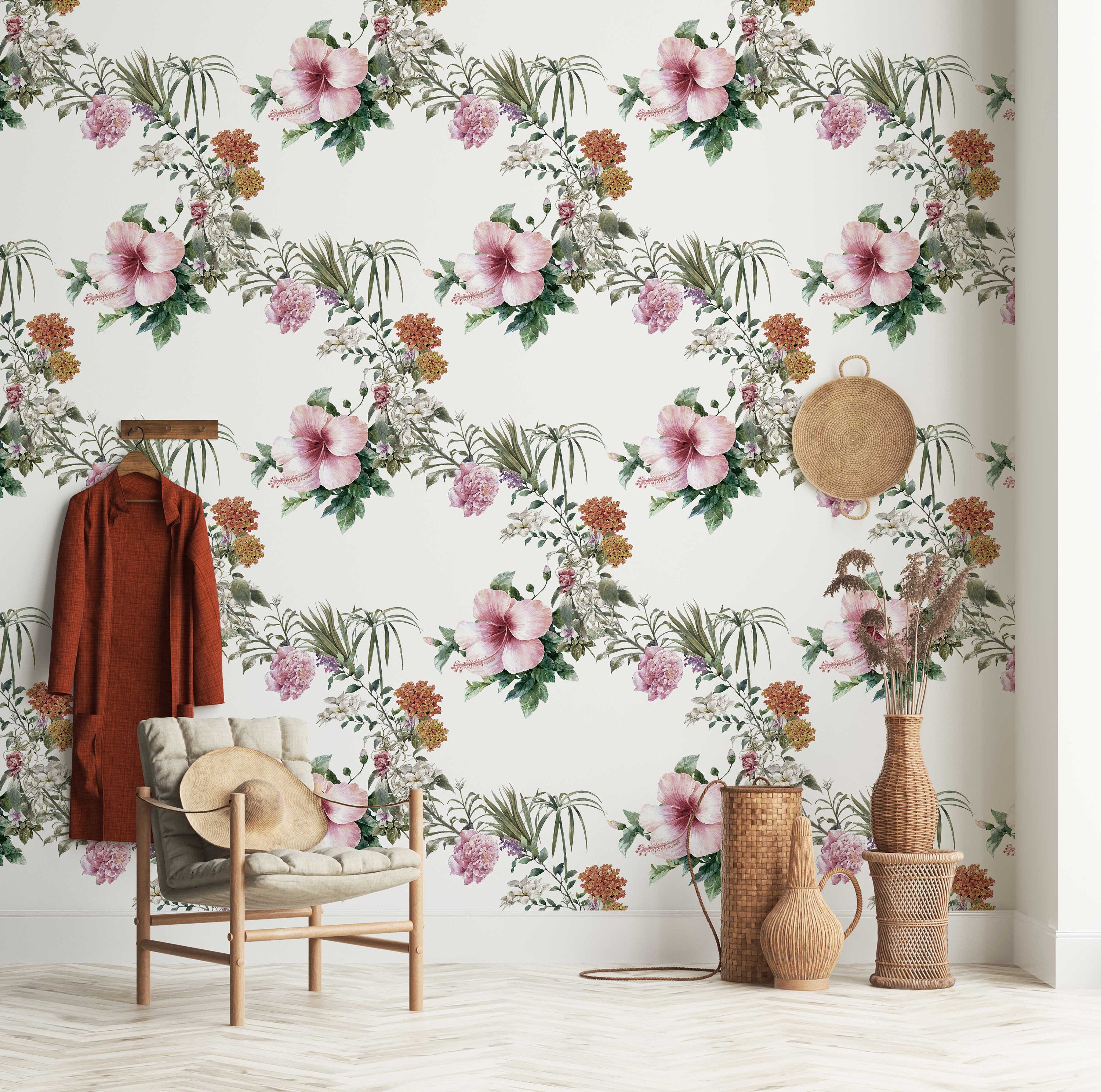 Boho peel and stick wallpaper discount