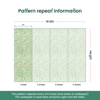 Willow by William Morris Wallpaper - Sage Green Botanical Peel and Stick Wall Mural - Clickwalls