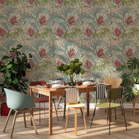 Lent Lily by William Morris Wallpaper - Daffodil Floral Peel and Stick Botanical Mural - Clickwalls