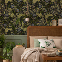 Seaweed by William Morris Wallpaper - Sage Green Botanical Peel and Stick Wall Mural (Copy) - Clickwalls