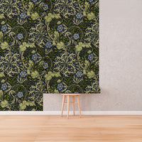 Seaweed by William Morris Wallpaper - Sage Green Botanical Peel and Stick Wall Mural (Copy) - Clickwalls