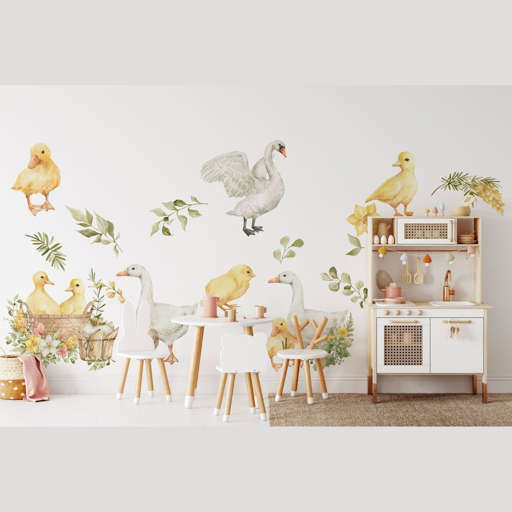Goose Wall Decals | Watercolour Geese Wall Stickers