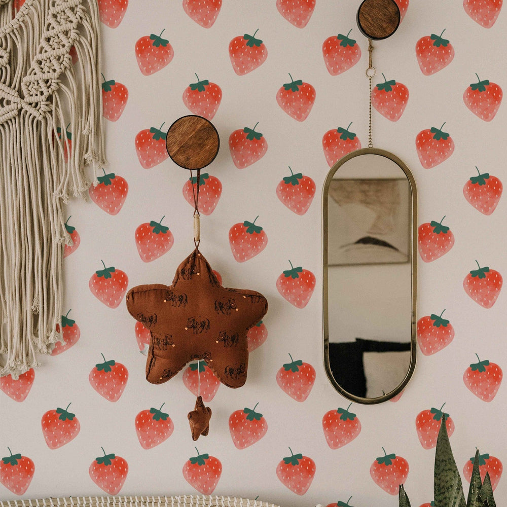 Strawberries Decal | Wall Decal Set for Kids Decor