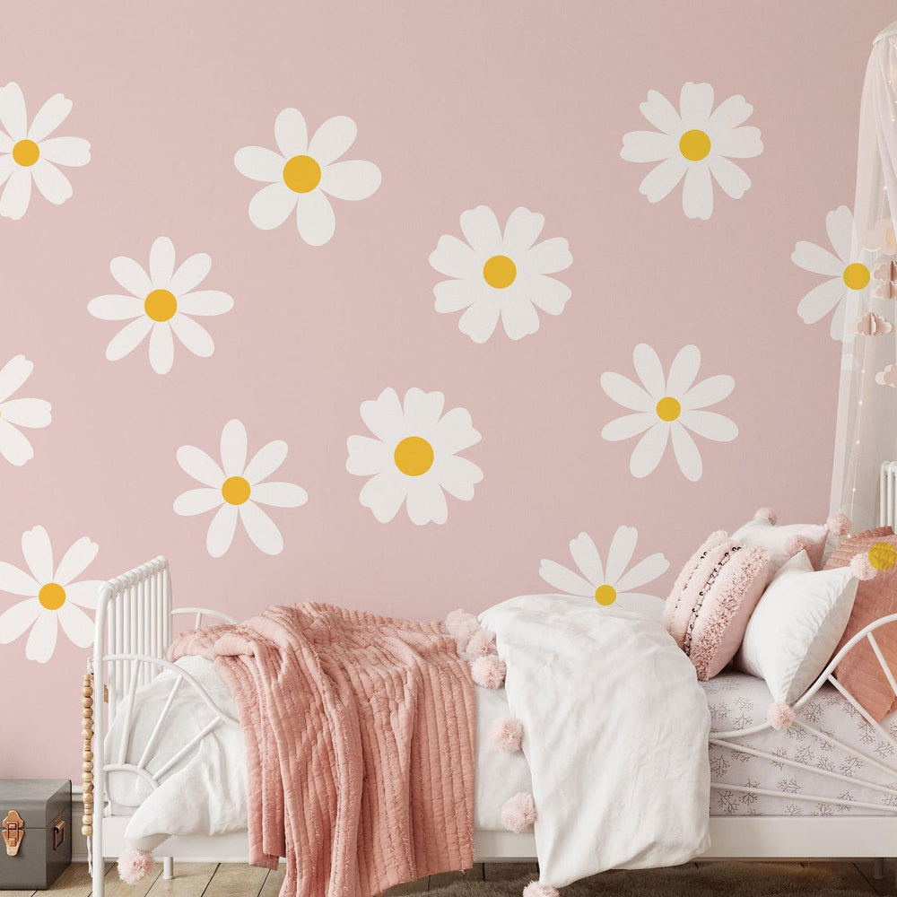 Daisy Wall Decals | Removable Flower Wall Stickers