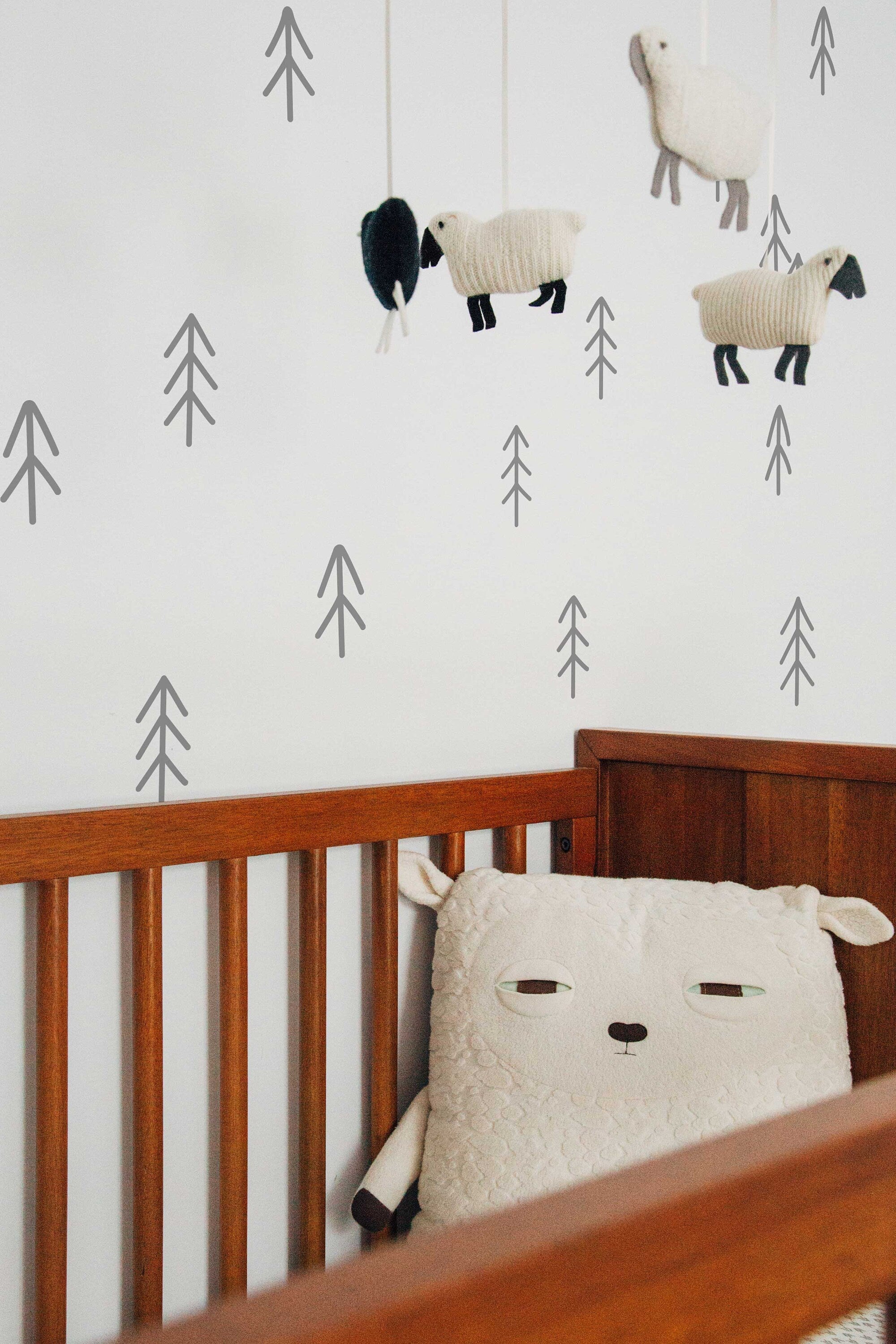 Peel and Stick Tree Decals for Kids' Rooms Removable and Reusable Wall Stickers for Nursery and Playroom Decor