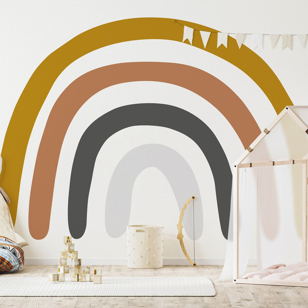 Wall Sticker Drawn Rainbow - 5 Arch