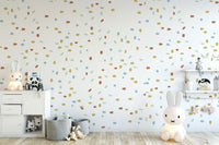 Irregular shape dots 190 Five Color Stickers - Clickwalls