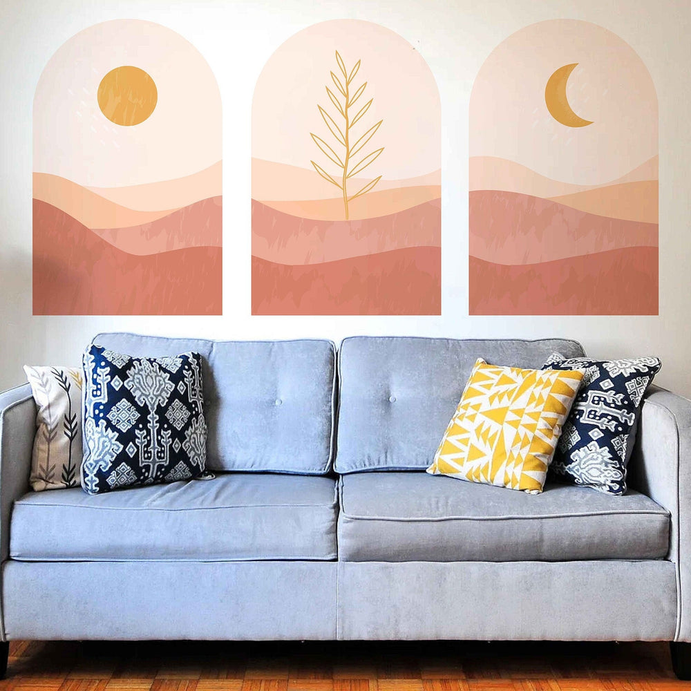 Boho Arch Wall Decal Set