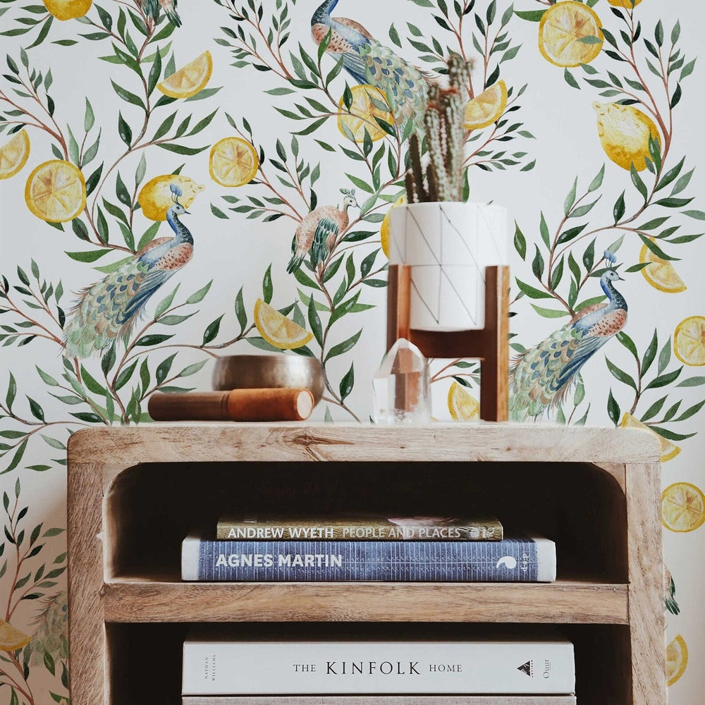 Chinoiserie Wallpaper in a room setting