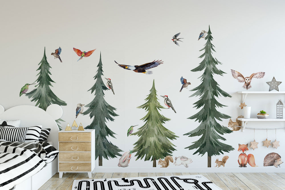 Large Forest Tree Wall Decal