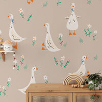 Geese Wall Decals in a nursery