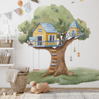 Treehouse Wall Decal in a nursery