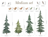 Forest Tree Wall Decal – Woodland Animals and Trees for Kids’ Rooms & Nurseries - Clickwalls